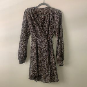 Vintage midi wrap dress small